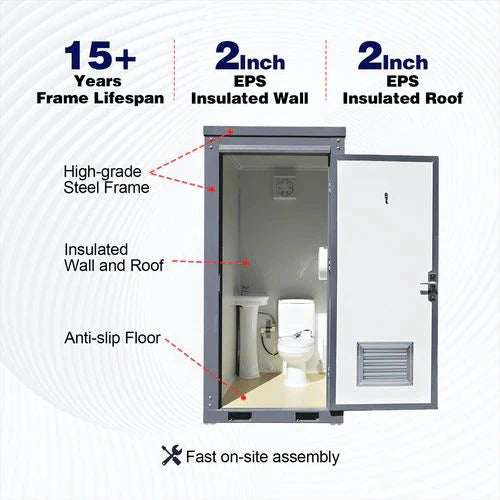 Toilettes portables avec lavabo