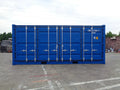 Conteneur maritime neuf de 20 pieds à ouverture latérale, bleu