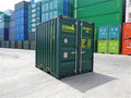 Nouveau conteneur maritime vert de 10 pieds HC