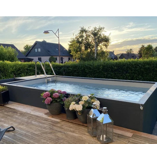 Conteneur mobile pour piscine 5m25 x 2m55 x 1m26