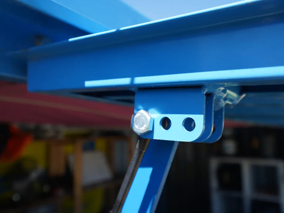 Conteneur à barres détachable 4×2 mètres XL Bleu RAL 5015